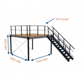 mezzanine plateforme de stockage