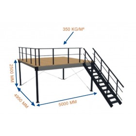 Plateforme mezzanine de...