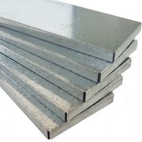 Tablette métallique pour rayonnage métal.