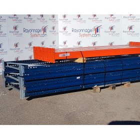 Rayonnage à palettes occasion - 5 Echelles de H 4000 MM X P 1100 MM