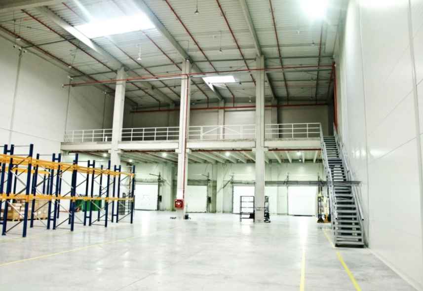 mezzanine de stockage