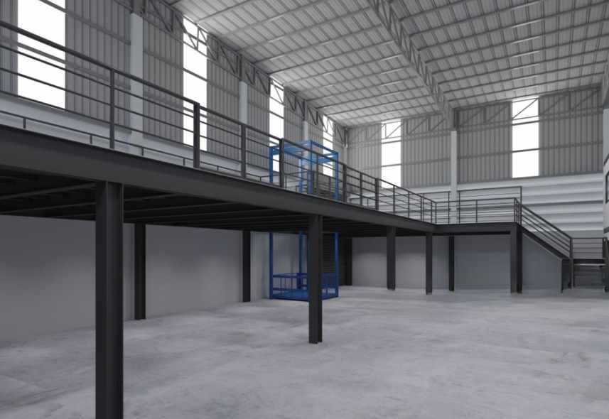 plateforme mezzanine industrielle