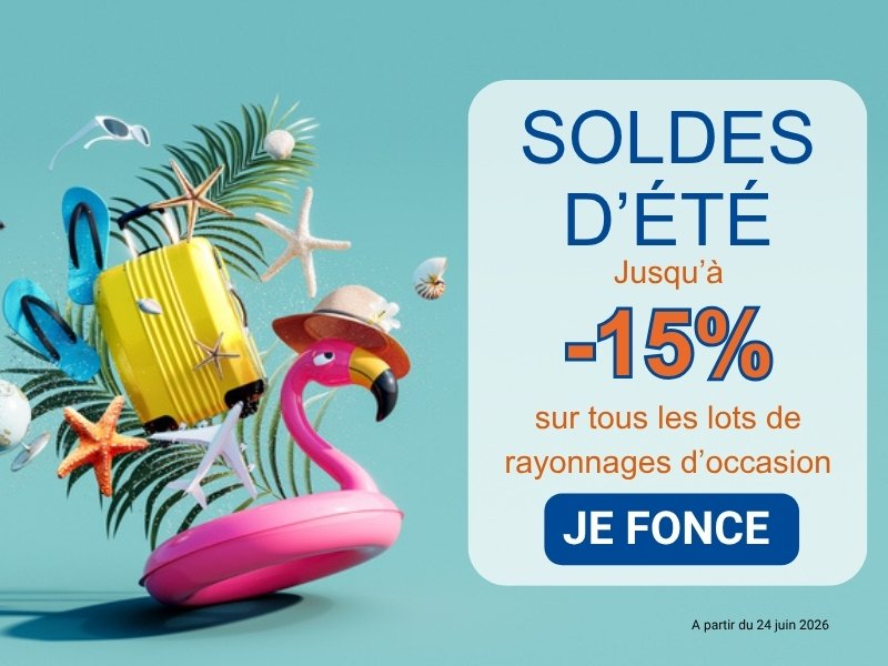 rayonnage system soldes ete